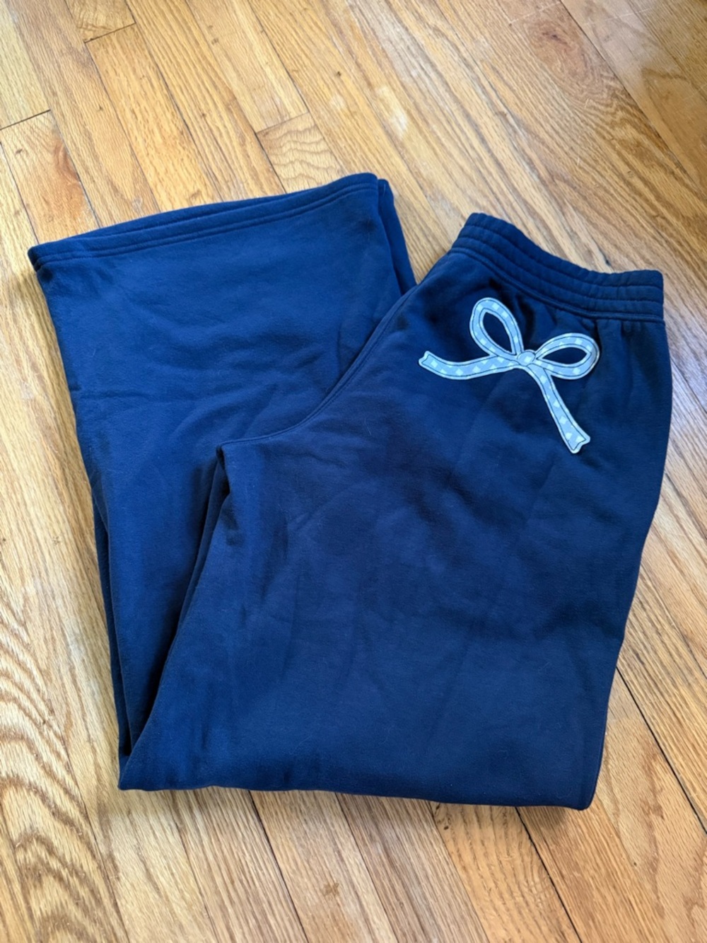 Hollister Navy Fleece Sweatpants